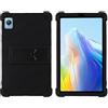 GIOPUEY Cover Compatibile con Blackview Tab 60 - con Supporto - Custodia Protettiva in Silicone TPU Morbida Case - Black