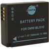 DSTE DMW-BLG10 DSTE Batteria di ricambio compatibile con DMW-BLG10E DMW-BLE9 e Leica BP-DC15, DC-LX100 II, DMC-GF6, GX80, GX85