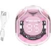 Generic Auricolari wireless - True Wireless Earbuds Led Display | Cuffie trasparenti per allenamento | Display digitale a 5.4 LED Cool Wireless Earbuds | IPX4 impermeabile auricolari wireless per corsa e