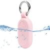 Ainiv Custodia Compatibile con Samsung Galaxy SmartTag 2, SmartTag2 Impermeabile Case Flessibile in Silicone, Cover per SmartTag2 Tracker con Portachiavi, Anti-Graffio Protezione Case Cover, Rosa