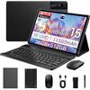PIXGOOD 3K Tablet 13 pollici con Android 15, 36GB RAM, 512GB ROM (Estensione 2TB), 4G Lte丨5G WiFi, 2940 * 1840UHD, 11580mAh, G99 2.2GHz, 13MP+8MP, Tablet in offerta con Tastiera丨GPS丨4 Speakers (Nero)