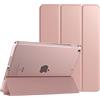 TiMOVO Cover per iPad 9/8/7 Generazione 10.2, Oro Rosa | Custodia con Guscio Posteriore Traslucido, Smart Cover, Auto Svegliati/Sonno