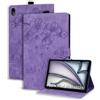 Succtopy Custodia per iPad Air 11 Pollici M3/M2 (2025/2024) Cover Protettiva con Funzione di Supporto Custodia in Pelle PU con Portapenne per iPad Air 11 Pollici M3/M2 (2025/2024) Viola