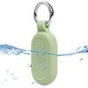 Ainiv Custodia Compatibile con Samsung Galaxy SmartTag 2, SmartTag2 Impermeabile Case Flessibile in Silicone, Cover per SmartTag2 Tracker con Portachiavi, Anti-Graffio Protezione Case Cover, Verde