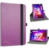 MAMA MOUTH Custodia girevole a 360°per Acer Fun A312 10.1 Pollici Tablet,Viola