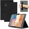 MEMELOKA Custodia per Blackview Tab 90 Wifi/Tab 9 Wifi 11 Pollici, Leggera e Sottile Custodia in Pelle PU con Cinturino da Polso, Morbido Cover con Auto Svegliati/Sonno[Funzione di Supporto], Nero