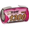 Akkuman.de Akkutechnik vom Fachmann XCell - Batteria 2/3 A, 1,2 V, 1300 mAh, NiMH