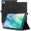Envibe Custodia per Teclast P50, 11 inch, Cover Tablet Teclast P50, Copertura Protettiva Pieghevole con Supporto per Matita e Cinturino da Polso, Protezione Completa. (Nero)