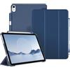 FINTIE Cover per iPad Air 11 M4/M3/M2 (2026-2024)/iPad Air 5a&4a Gen 10,9 | con Portapenne - Sottile Leggero Opaca Trasparente Custodia con Auto Sveglia/Sonno, Blu Scuro