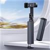 Generic Porta telefono da viaggio in lega di alluminio, appositamente progettato per aerei e treni ad alta velocità, portatile, pieghevole, girevole e telescopico, clip e selfie stick.