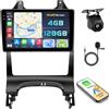 Hikity Autoradio Android 15 9 per Peugeot 3008 2009-2015 Wireless CarPlay | 4+128GB. Schermo Incell. Android Auto, BT, GPS, WiFi, FM/RDS, Retrocamera, MIC