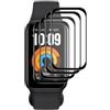 QJONSIU Compatibile con Xiaomi Smart Band 11 Active 4 Pack Pellicola Protettiva, Copertura Completa, HD Sottile Composito Film, Piegatura Gratuita, Antigraffio