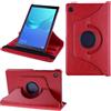 COOVY® 2.0 Custodia per Huawei Matepad T10 / T10S (10.1) SMART 360° GRADI DI ROTAZIONE COVER SUPPORTO PROTEZIONE CASE | rosso