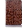 DMaos Custodia per iPad Mini 5a e iPad Mini 4a generazione, in pelle di coccodrillo, funzione di accensione/spegnimento automatico, protezione classica alla moda per iPad Mini 4/5 da 7,9 pollici Marrone