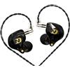 CCA ND NX2 - Auricolari in-ear Monitorm, HiFi IEM, suono profondo dei bassi, auricolari da gioco con cavo staccabile