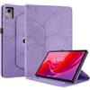 Succtopy Cover Compatibile con Lenovo Idea Tab 11 Pollici 2025 TB-336ZU TB-336FU Cover in Pelle PU con 360 Gradi di Rotazione Custodia Protettiva con Porta Penna per Lenovo Idea Tab 11 Viola
