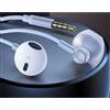 JYGSFCHDC Auricolari in-ear con jack da 3,5 mm, con cavo, con microfono e cancellazione del rumore, per Galaxy A13 5G, A14 5G, A15 5G, A25 A32 A52 A72 A03S A04S A05S A05 Moto G Power (3,5 mm, bianco)