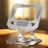 Generic Supporto per tablet regolabile per scrivania, supporto pieghevole per iPad con base stabile, supporto portatile per iPad Pro/Air/Mini, Kindle, tablet Samsung, accessori da scrivania da viaggio per