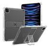GIOPUEY Cover per iPad Pro 12.9 2018/2020/2021/2022, Scocca posteriore in TPU morbido Custodia con Supporto, Copertura sottile, Protezione Airbag -trasparente