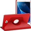 ebestStar - Cover per Samsung Galaxy Tab A6 A 10.1 (2018, 2016) T580 T585, Custodia Protezione Rotazione 360, Pelle PU, Rosso