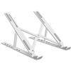 Generic Supporto Pieghevole per Laptop da Scrivania - Supporto Regolabile in Altezza per Computer e Tablet - Supporto Ergonomico e Portatile per Laptop con Staffa di Sospensione per Casa e Ufficio, Bianco