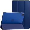 PROTech Custodia intelligente per iPad Pro 11 pollici, modello 2022/2021/2020-18, custodia sottile con supporto posteriore rigido Smart Cover con accensione/spegnimento automatico (blu)