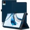 Envibe Custodia per DOOGEE T40 11 Pollici, Cover Tablet DOOGEE T40, Copertura Protettiva Pieghevole con Supporto per Matita e Cinturino da Polso, Protezione Completa. (Blu)