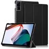 Yiernuo Custodia per Xiaomi Redmi Pad SE 11 Pollici Tablet,Ultra Sottile Cover con Funzione Supporto e Auto Sveglia/Sonno,Nero
