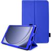 TECHGEAR Custodia in pelle per Samsung Galaxy Tab A11 / A9 8,7 (SM-X130/X135/X110/X115) PU pelle sottile Folio Stand Cover con cinturino da polso, chiusura magnetica, fodera in microfibra, passante