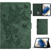 CASAFUNY Custodia Cover per Samsung Galaxy Tab A8 10.5 Pollici 2021/2022 SM-X200 SM-X205, Copertura protettiva con Supporto e Auto Svegliati/Sonno Cover per Samsung Galaxy Tab A8 2022/2021, Verde