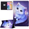 CASAFUNY Custodia per Samsung Galaxy Tab S6 Lite 10.4 Pollici 2022/2020 SM-P613/P619/P610/P615 Custodia Protettiva Magnetica Cover con TPU Copertura per Samsung Galaxy Tab S6 Lite 2022/2020, Gatti