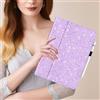 Generic Custodia per iPad Pro 10,5 2017, per iPad 10,2 2021 2020 2019 (9a/8a/7a generazione), glitter scintillante sottile in pelle PU supporto Kikstand integrato custodia protettiva auto sleep/wake