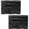 EXTENSILO 2x batteria compatibile con Nikon D300, D200, D300s, D700, D70, D50, D100, D70s, D90, D100 SLR, D80 fotocamera (1600mAh, 7,4V, Li-Ion)