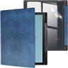 Hesupy Custodia magnetica per tablet Boox Note Air 4C (2024) da 10,3, nuova custodia protettiva leggera in PU e acrilico con slot per penna, spegnimento automatico, protezione completa (blu)