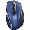 TECKNET Mouse Wireless, BT 5.0/3.0 + 2,4G, Modello A Batterie, Blu | Design Ergonomico, Silenzioso, 6 Pulsanti, 6 Livelli DPI, Autonomia 30 Mesi, per Notebook, PC, Windows/macOS/Android