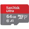 SanDisk 64GB Ultra microSDXC 140MB/s+adattatore SD