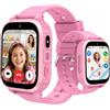ELEJAFE 4G Smartwatch Bambini con GPS, Videochiamate, Chat Vocale, 1.83 Touch HD | Orologio Telefono Bambini con Modalità Scuola, SOS, Localizzazione GPS+WiFi+LBS, Torcia, Sveglia, IP68 Smartwatch Regalo