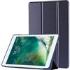 Generic Custodia compatibile con iPad 10,2 pollici 2021/2020/2019, per iPad 9a/8a/7a generazione con scocca posteriore trasparente chiara, cover con funzione Auto Sleep/Wake, Blu Scuro