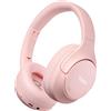 TOZO HT3 Cuffie Bluetooth 6.0 con ANC Ibrido, 5 Mics per Chiamate Chiare | Audio Hi-Res Spaziale, 32 EQ, Connessione Multipoint, Design Pieghevole con Cavo 3.5mm e USB-C