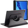 ebestStar - Cover per Huawei MediaPad M5 Lite 10.1, Custodia Protezione Rotazione 360, Pelle PU, Nero