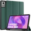 MoKo Cover per Lenovo Idea Tab 11 2025 con Porta Penna, Verde notte | Custodia per TB-336ZU TB-336FU, Trifold Stand Case, Auto Sveglia/Sonno, Cover Protettiva in Pelle PU per Lenovo Idea Tab 11