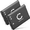 CELLONIC 2x Batteria compatibile con Nikon Coolpix S3300, S6900, EN-EL19 | 700mAh, 3.7V, Ioni di Litio per Nikon Coolpix S3100, S2600, S7000, S3500, W100, S33, S2700, S6500, A100, S4100, S2500, S6600