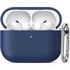Generic Custodia protettiva adatta per AirPods Pro3, custodia protettiva in morbido silicone per Apple AirPods Pro3, per donne e uomini, accessori per custodia AirPod Pro3 con portachiavi