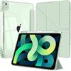 EspZanthic Cover per iPad Air 11 M4/M3/M2, Air 5a/4a Gen 10,9 Custodia Case Matcha | Porta Pencil Bumper TPU Souple Dos Transparent Support Y Fold Protection Antichoc Design Fin Léger Multi Angles Lecture Vidéo