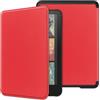 Kepuch Custer Cover per Kindle Paperwhite 12th 2024, Paperwhite Signature Edition 12th, Colorsoft Signature Edition 1st,PU-Pelle Case Custodia - Rosso