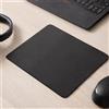 Generic Tappetino per mouse con base in gomma antiscivolo per laptop e computer, piccolo tappetino per mouse per gamer, ufficio e casa, nero
