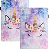 LSPCASA samsung LSPCASA cover per Galaxy Tab a8 10.5 2022/2021 SM-X200/X205/X207 Custodia Tablet Sveglia/Sonno Automatico Unicorno