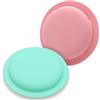 Obyllato Custodia in Silicone Compatibile con AirTag, Adesiva Custodia Protettiva in Air Tag Autoadesivo