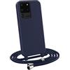 MyGadget Cover per Samsung Galaxy S20 Ultra - Custodia con Corda - Case con Cordino Opaca Antiurto/Bumper con Laccio/Tracolla - Practical Stylish per Collo Viola