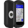 Ermorgen Custodia in silicone compatibile per Garmin Edge 1040 - Cover in silicone morbido, protezione antiurto Nero